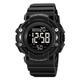 SKMEI Men Digital Watch Outdoor Sports Fashion Wristwatch Luminous Stopwatch Alarm Clock LED Back Light TPU Watch