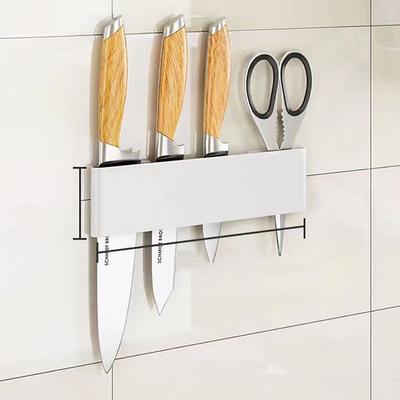 Knife Holder Stainless Steel Punch-Free Kitchen Knife Chopstick Holder Multifunctional Storage Rack Wall-Mounted