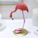 Resin Flamingo Ornaments Flamingo Statue Bird Figurine Animal Sculpture Tabletop Decoration for Home Garden Table Decor