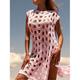 Robe casual Robe Débardeur Robe d'été Femme Mini robe Fendu Découpé Vacances Plage Sexy Col Ras du Cou Sans Manches Standard Noir Blanche Rose Claire Taille unique