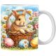 Easter Coffee Mugs, Large Capacity Rabbit Themed Drinkware, High Class Material Bunny Ceramic Mugs, Stunning Design Anime Bunny Mugs, Bunny Coffee Mug a Unique and Meaningful Gift for Rabbit Lovers
