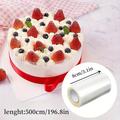 Create Delicious Cakes Effortlessly - Transparent Cake Collar - Commercial Baking Accessory For Mousse, Chocolate Pastry