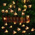 Solar String Lights Outdoor 2pcs 1pcs 8 Models Solar Powered Cute Honey Bee Led String Fairy Light 30leds 6.5m Bee Outdoor Garden Fence Patio Christmas Garland Lights