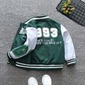 Kids Boys Baseball Jackets Outerwear Animal Color Block Long Sleeve Coat School Fashion Daily 1993 jacket green white bear coat red Formula jacket apricot color Spring Fall 7-13 Years