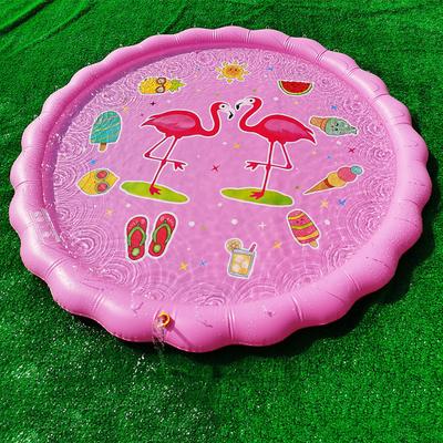 Inflatable Sprinkler Pool Children's Water Playing Toys Shark Swimming Pool Game Sprinkler Pool Dog Sprinkler Pad