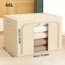 1PC Oxford Cloth Waterproof Storage Box Foldable Steel Frame Storage Box Transparent Window Storage Box Wardrobe Storage Box Car Storage Box Desktop Storage Box Moving Storage Box