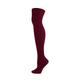 Women's Stockings Thigh-High Crimping Socks Tights Thermal Warm Leg Shaping High Elasticity Jacquard Knee high Socks Light Blue Black Wine One-Size