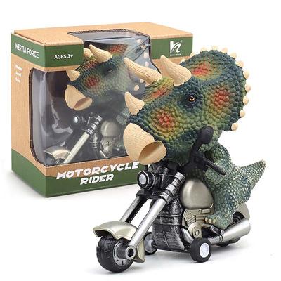 Children's Toys 19 Hand-Painted Inertia Motorcycle Simulation Dinosaur Animal Locomotive Model Toys