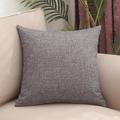 Decorative Toss Pillows Solid Color Home Office Simple Modern Flax Pillow Case Cover Living Room Bedroom Sofa Cushion Cover Modern Sample Room Cushion Cover Pink Blue Sage Green Purple