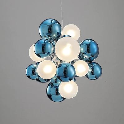 Chandeliers 60cm Cluster Design Pendant Light Metal Artistic Style Island Geometrical Painted Finishes Modern 110-120V 220-240V