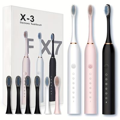 Electric Toothbrush With Brush Heads For Men Women...