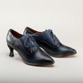 Per donna Stiletto Sandali Oxford Scarpe Bullock Taglie forti Scarpe d'epoca Feste Giornaliero Ritagliare Tallone del gattino Elegante Vintage Di tendenza Similpelle Rosso scuro Nero Bianco