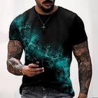 Per uomo Plus Size Camicia Grande e alto Pop art Girocollo Stampa Manica corta Estate Originale Informale Grande e alto Giornaliero Per eventi Top