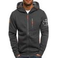 Per uomo Stampe astratte Stelle Felpe Manica lunga Felpe Con cappuccio Di tendenza Giornaliero Da mare Per uscire Primavera Autunno Nero Bianco Blu marino Abbigliamento progettista S M L XL 2XL 3XL