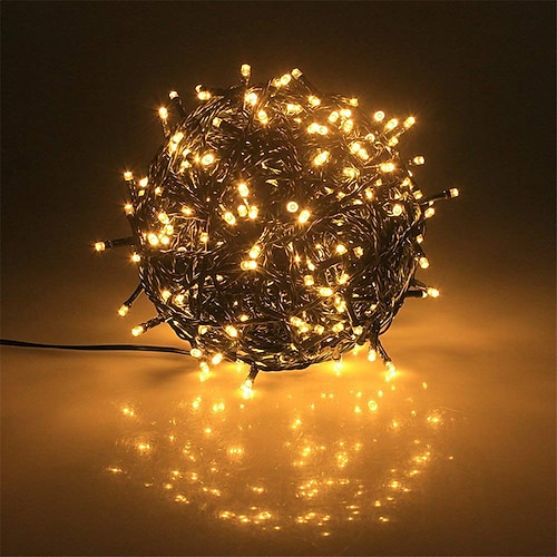 10m 100 led 12v luci di stringa a bassa tensione led ad alta potenza 1 x 12v 2a adattatore caldo bianco bianco blu impermeabile decorativo esterno impermeabile luci da giardino lampada da giardino