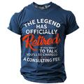 memoriale day retro vintage casual t-shirt con stampa 3d da uomo tee sport all'aria aperta vacanza uscire t-shirt nera blu navy verde militare manica corta girocollo camicia primavera abbigliamento