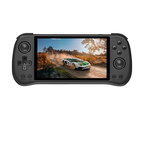 Console di Gioco Portatile Powkiddy X55 con Giochi Inclusi Schermo IPS RGB da 5.5 Pollici (256G 30000 Giochi) Regali Perfetti per Compleanno di Natale per Amici e