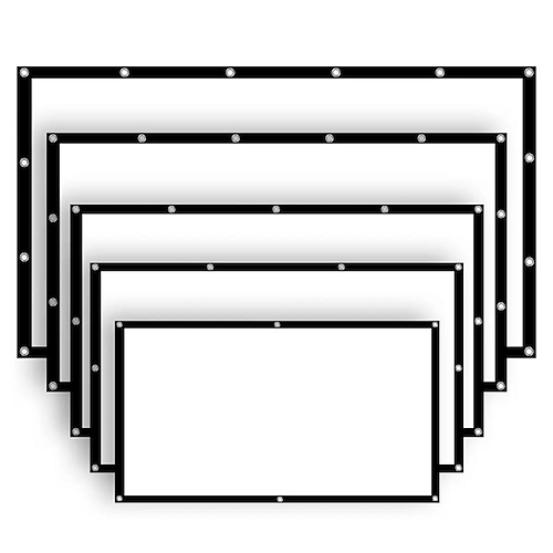 schermo da proiezione 16: 9 hd schermo pieghevole portatile casa da esterno ktv ufficio schermo di proiezione 3d per home theater (150 / 120 / 84 / 72 / 60 )