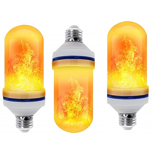 led e27 lampadina a fiamma lampada fuoco lampadina mais sfarfallio luce a led dinamica effetto fiamma 85-265v per illuminazione domestica