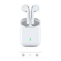 J18 Auricolari wireless Cuffie TWS Nell'orecchio Bluetooth 5.1 Stereo Ricarica veloce Microfono incorporato per Apple Samsung Huawei Xiaomi MI Yoga Fitness Allenamento in palestra Cellulare