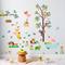 gufo scimmia digitale per bambini in camera scuola materna decorazione smontabile pvc decorazione della casa decalcomania della parete per bambini decorazione della casa wall decal wall stickers