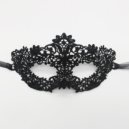 maschera da ballo di carnevale maschera di pizzo a doppia garza maschera da festa in maschera maschera di pizzo mezza faccia accessori