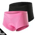 Arsuxeo Per donna Sottopantaloncini da ciclismo Intimo da ciclismo Bicicletta Pantaloncini intimo Pantaloncini imbottiti di protezione Ciclismo da montagna Cicismo su strada Gli sport Pad 3D