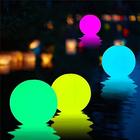Luce galleggiante per piscina a LED a 16 colori, palla da spiaggia a LED luminosa da 40 cm e 60 cm, telecomando, impermeabile, gonfiabile, galleggiante, per piscina, cortile, prato, festa, lampada