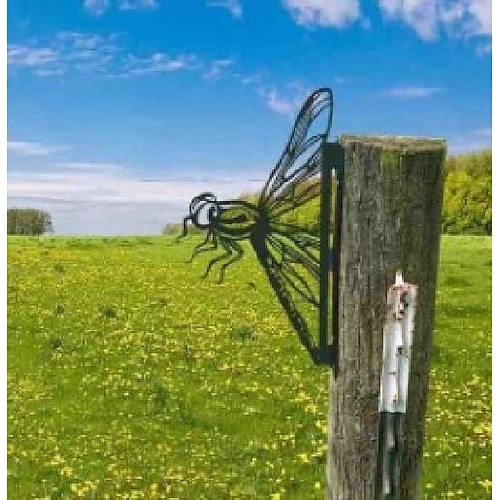 animali metallo giardino art decor, divertente mucca che fa capolino sculture da parete in metallo arte del ferro battuto resistente alle intemperie mucca segno esterno giardino agriturismo arredamento mucca parete arredamento