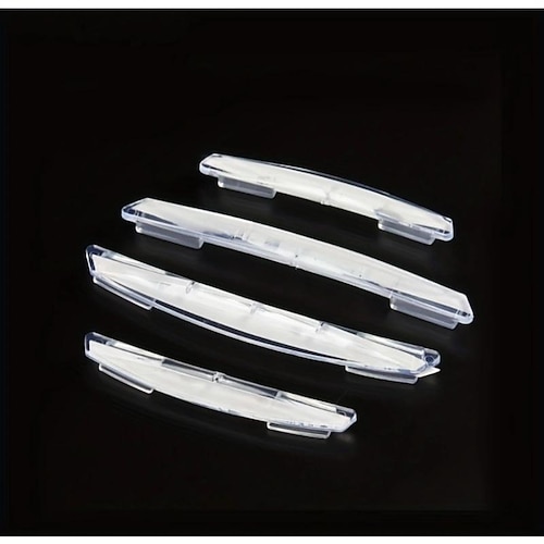 4PCS Protettori per Bordo Porta Auto - Adesivi Antiscivolo contro Collisioni Strisce Protettive per Porte Veicolo Resistenti all'Abrasione