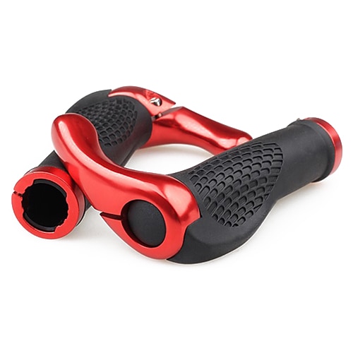 Manopole per manubrio bici Braccioli riposo 128 mm Design ergonomico Bici da strada Mountain bike Ciclismo Bianco Nero Rosso