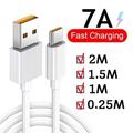 7a 100w tipo c cavo usb cavo di ricarica super veloce per huawei mate 40 30 xiaomi samsung ricarica rapida cavi di ricarica usb cavo dati buona qualità e regalo durevole per compleanno / pasqua / ragazzo / fidanzate