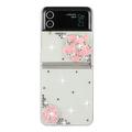 telefono Custodia Per Samsung Galaxy Z Flip 7 Z Flip 6 Z Flip 5 Z Flip 4 Z Flip 3 Custodia a Flip Flip Bling Strass Diamante di Cristallo PC