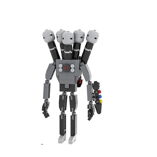 skibidi toilette super titan sound man set da costruzione creativo carino blocchi da costruzione kit per bambini regali per bambini (415 pezzi) per regali di natale