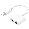 adattatore splitter per cuffie iphone 2 in 1 doppia interfaccia per cavo di ricarica iphone convertitore adattatore audio aux per iphone 13/12/11/x/xs/xr/8/7 ipad supporto chiamata ricarica