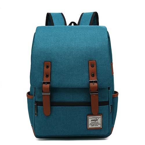 zaino per laptop vintage da 16 pollici borse di tela da donna zaini da viaggio per il tempo libero da uomo zaini da scuola retrò borsa casual per adolescenti, regalo di ritorno a scuola