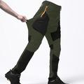 pantaloni cargo da uomo pantaloni da trekking pantaloni da lavoro pantaloni safari pantaloni all'aperto resistente all'acqua antivento quick dry stretch 3 tasca con cerniera elastico in vita bottoms nero kaki verde militare arrampicata