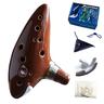 Ocarina a 12 buche in ceramica alto c leggenda dello strumento musicale flauto ocarina