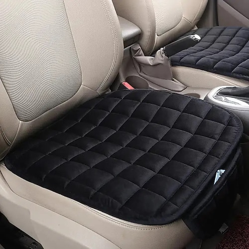 1pc cuscino per seggiolino auto fondo in gomma antiscivolo coprisedili per auto con tasche portaoggetti comfort cuscino per sedile conducente in memory foam cuscino per seggiolino auto universale