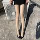 Per donna Collant Calze Estate Collant Crema solare Modellamento delle gambe Elevata elasticità Sensuale Casual / quotidiano Carne Nero Marrone Taglia unica