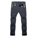 pantaloni cargo da uomo pantaloni pantaloni tattici outdoor quick dry leggero impermeabile escursionismo pantaloni da montagna con cintura traspirante quick dry elasticizzato tasca con cerniera elastico in vita pantaloni neri pantaloni da arrampicata