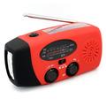 radio a mano multifunzionale solare manovella dinamo alimentata radio meteo am/fm/noaa uso torcia a led di emergenza e power bank