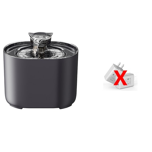 Fontana d'acqua per animali domestici da 2,2 litri per distributori d'acqua per cani e gatti Forniture per acqua potabile per animali domestici