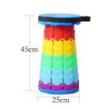 Sgabello pieghevole retrattile sgabello collassabile aggiornato sgabello telescopico portatile sgabelli pieghevoli per adulti sgabello telescopico portatile per campeggio giardinaggio pesca attività