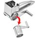 1/2/3/4 tamburi lame grattugia rotativa per formaggio affettatrice per formaggio in acciaio inox trituratore per formaggio burro dado taglierina rotazione manuale multifunzionale macinino per