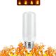 lampadina a fiamma a led e27 effetto fiamma dinamico fuoco e14 luce luce a led lampeggiante 3/5/7/9w 110v-220v illuminazione domestica simulazione luce della fiamma induzione di gravità effetto fiamma