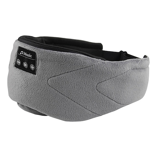 Cuffie per Dormire Bluetooth 5.2 Maschera per Gli Occhi Morbida Traspirante 24 Musica Bianco Rumore Cuffie da Dormire Maschera per Gli Occhi Auricolari per Dormitori Laterali Allenamento Corsa