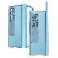 telefono Custodia Per Samsung Galaxy Piegatura a Z 7 Z Fold 5 Z Fold 4 Z Fold 3 Custodia Integrale con Proteggi Schermo Cavalletto con S Pen Trasparente PC Metallo