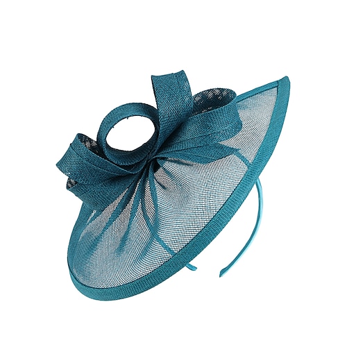 fascinators berretto Copricapo sinamay Poliestere / poliammide Cappello a bombetta / cloche Cappello Fedora Cappello di velo Festa / Serata Per eventi Kentucky Derby Corsa di cavalli Festa delle donne