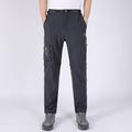 pantaloni cargo da uomo pantaloni convertibili / zip off pesca all'aperto viaggio escursionismo lavoro pantaloni safari pantaloni estate impermeabile ad asciugatura rapida leggero traspirante elastan tasca con cerniera fondo elastico in vita